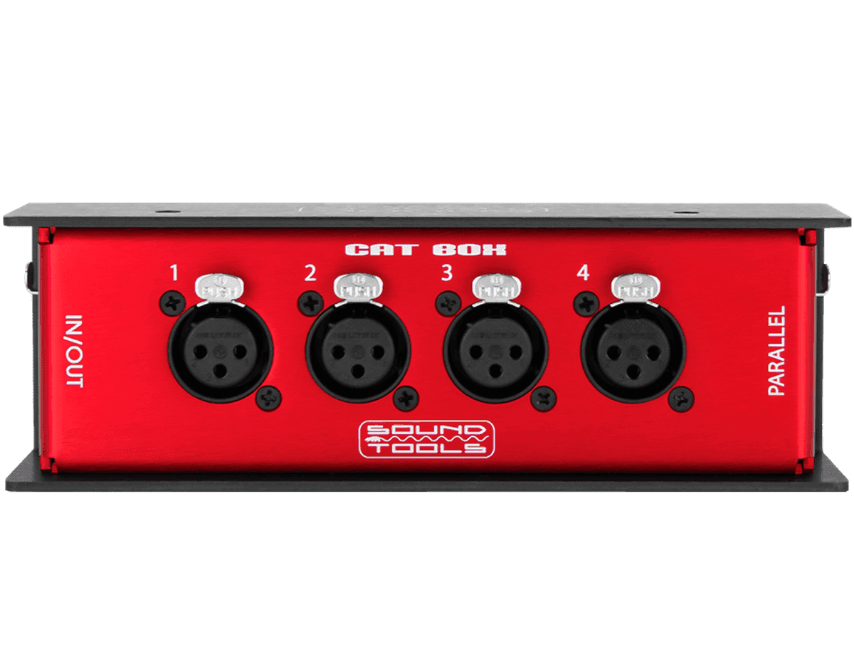 SoundTools CAT Box 4 x Female XLR( CBFX )