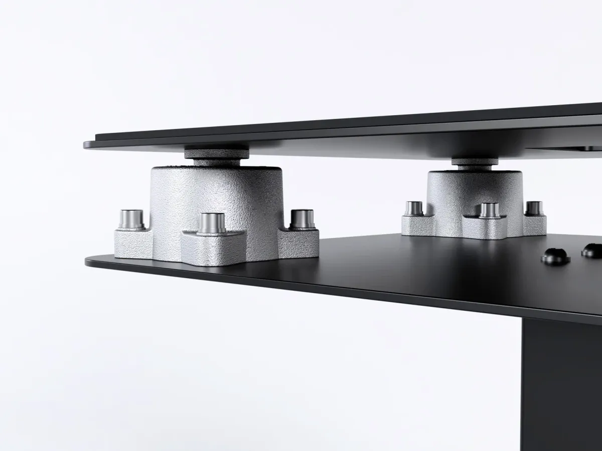 Space Lab Lift MK II Speaker Stand with Small Platform,Medium Isolator