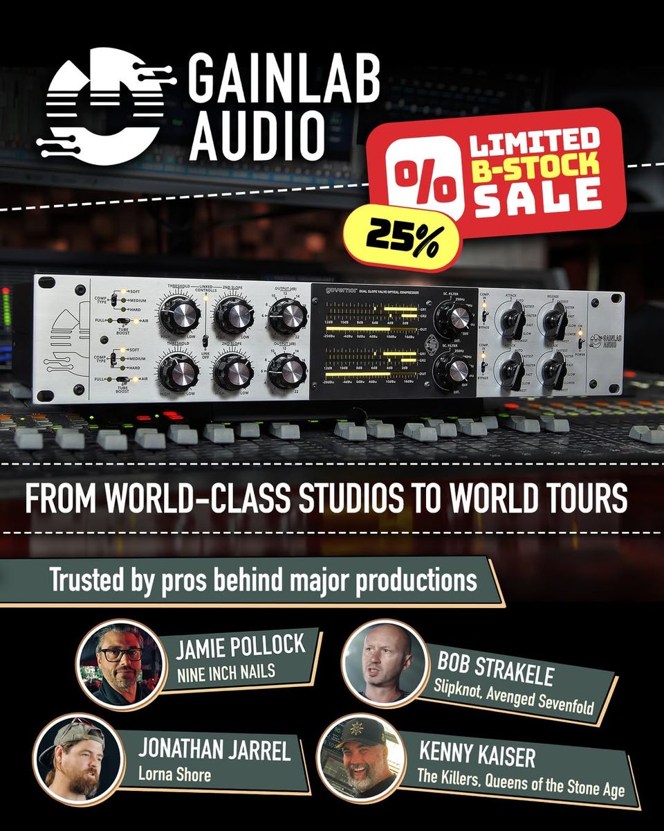 Gainlab Audio TS1 Wizard-Stereo tube saturator(B-Stock)