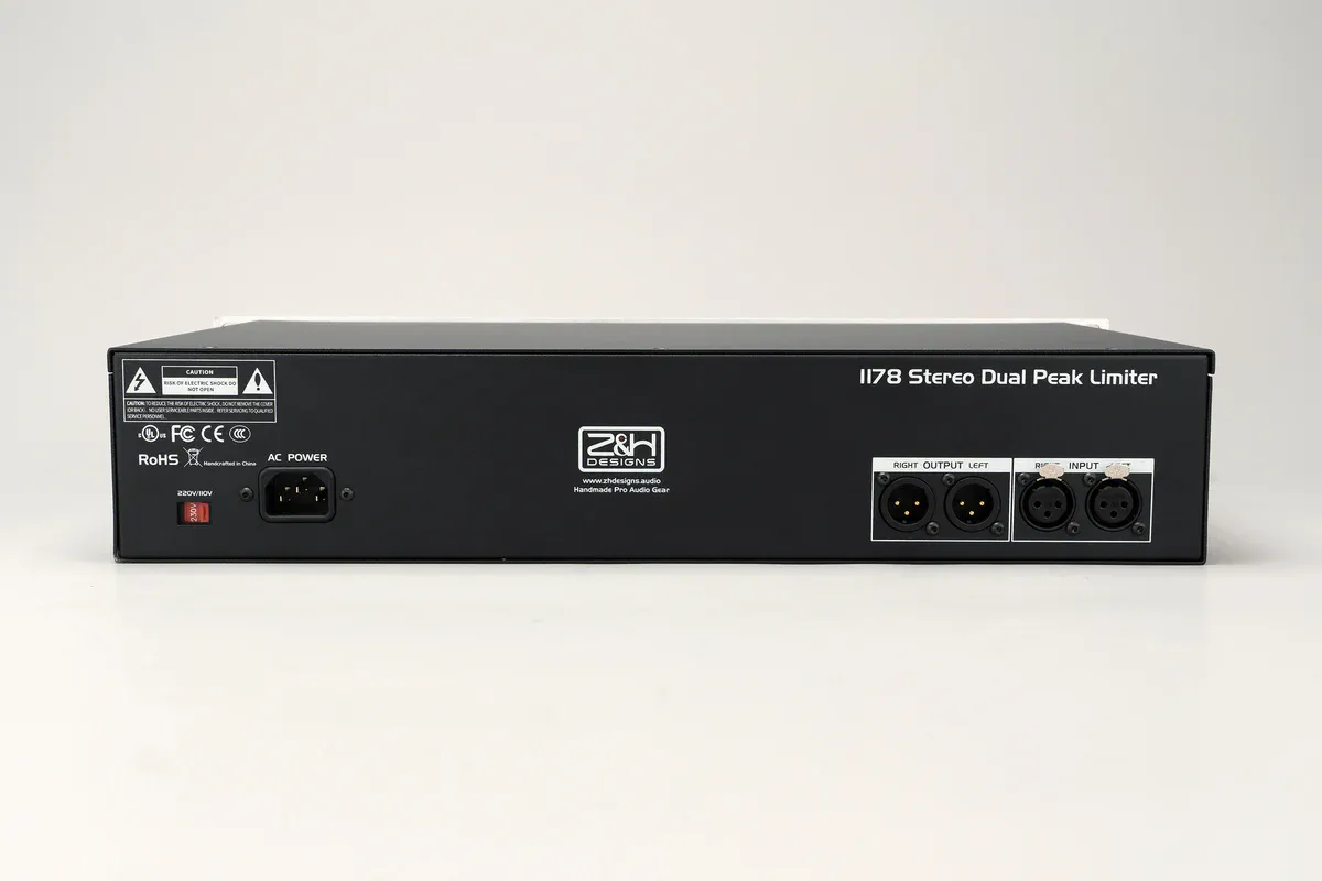 Z&H Designs 1178 Stereo Mastering Peak Limiter 