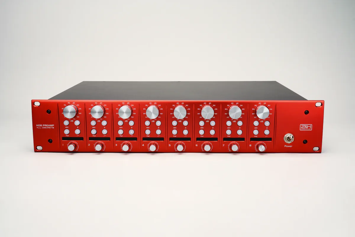 Z&H Designs HO8 All Discrete 8-Channel Mic Preamp