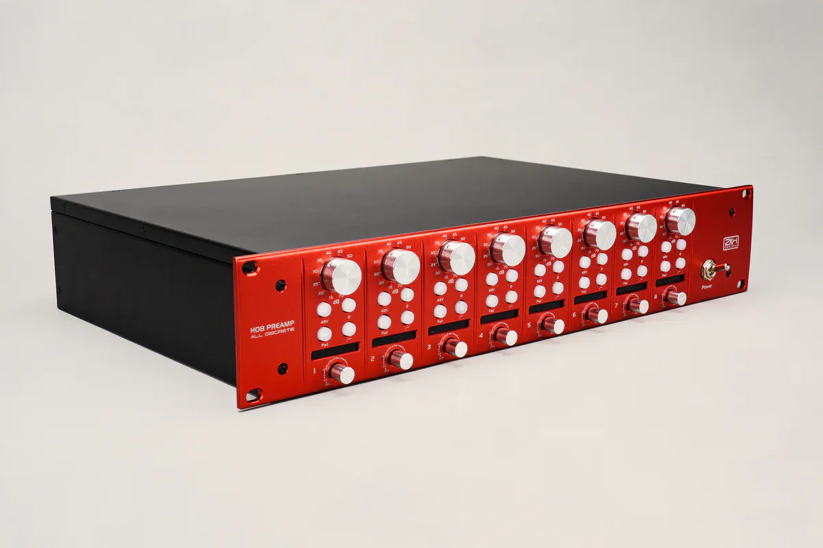 Z&H Designs HO8 All Discrete 8-Channel Mic Preamp