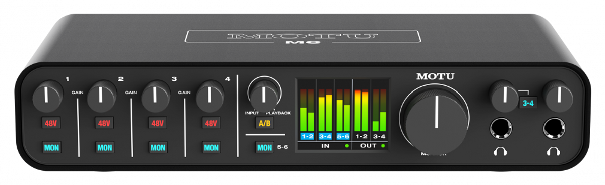 MOTU M6-6-in / 4-out USB audio interface
