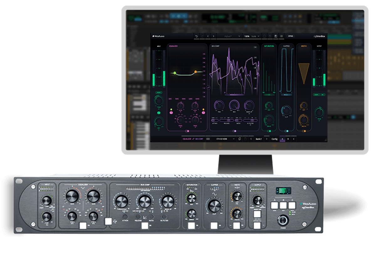 Wes Audio ngOmniBox Analog and Mix&Master Processor with Digital Recall